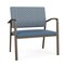 Lesro Newport Bariatric Chair Metal Frame, Bronze, RS Rain Song Back, MD Titan Seat NP1401 - alternate 1